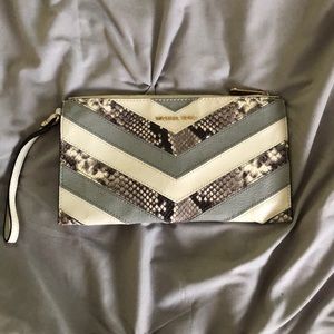 Michael Kors multicolored wristlet